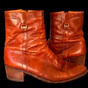 1970s Side Zip Boot - Etsy