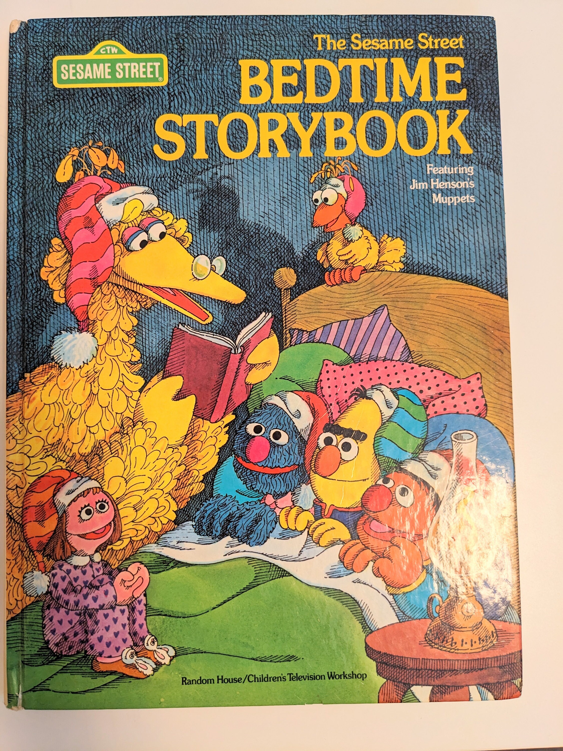 Vintage Sesame Street Book Bedtime Story Book Etsy