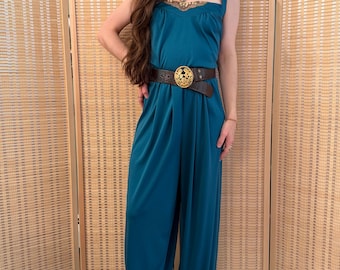 Mono estilo harem globo de color verde azulado con cuentas, estilo bohemio vintage de los años 80, talla pequeña o mediana - I Dream of Jeannie Whimsical Boho DREAM