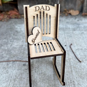 Mini Wooden Rocking Chair