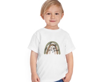 Toddler Big Brother Rainbow Short Sleeve Tee