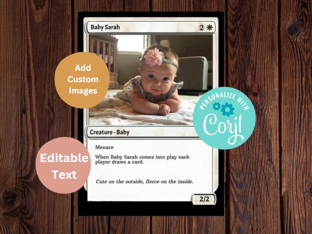 Create Your Own Magic the Gathering Card, Editable MTG Card, Template Create Your Own Magic the Gathering Card, Editable MTG Card, Template