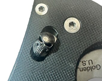 Kulhållare i bronssvart oxid PUNISHER ((ingen fosforuppgraderingsbar) för Spyderco Manix 2, Manix 2 XL och Manix 2 Lightweight, P'KAL