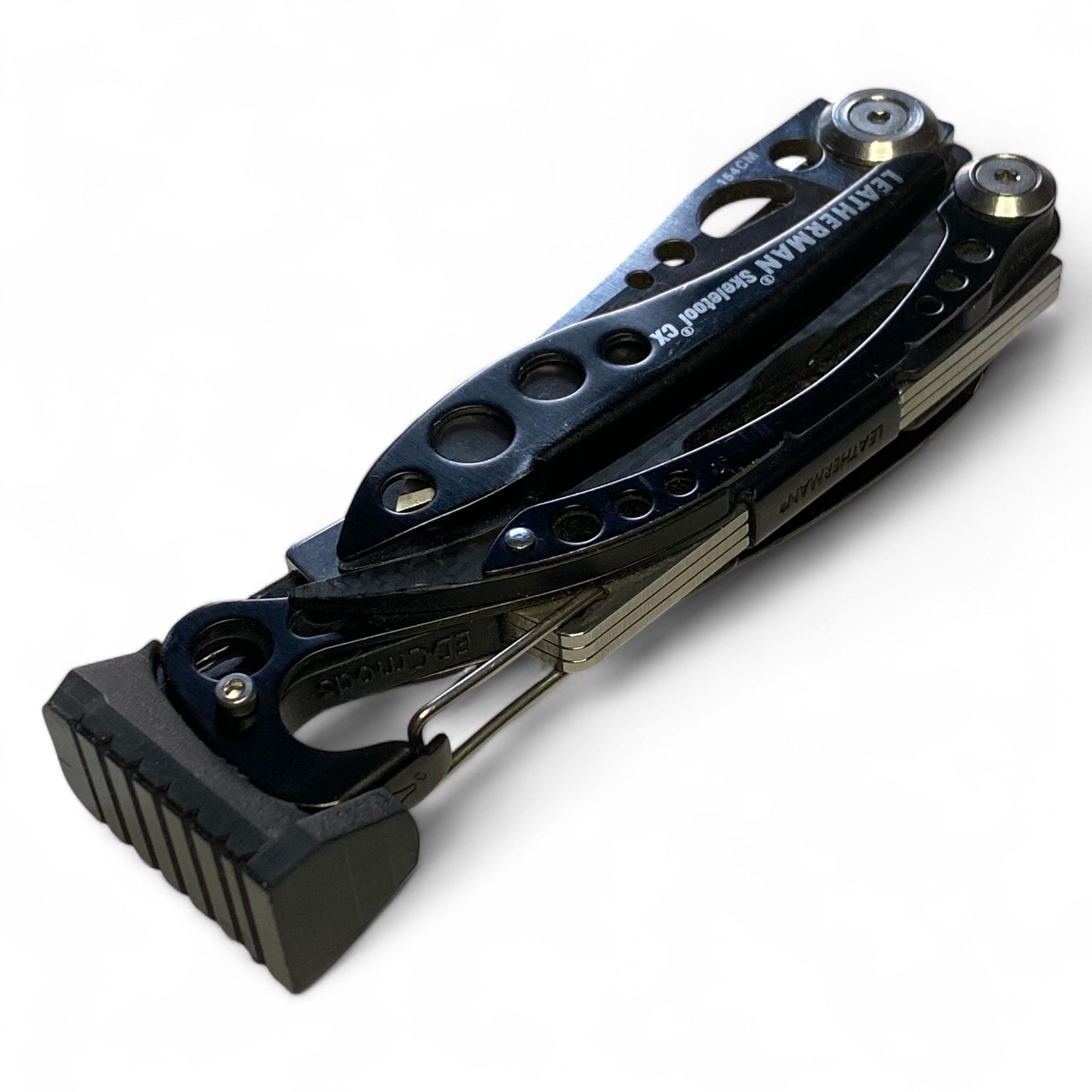 Multi-outil SKELETOOL Modifié (strap Cutter) - Polymère Noir, Option Lame, Neuf Sous Blister