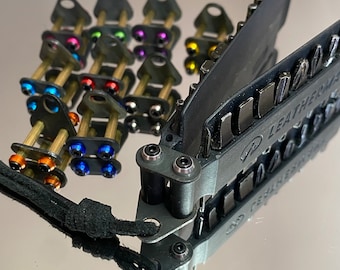 SLIM-kit pistol svartoxidstål (Vs.B.B2) för Leatherman-bitskit