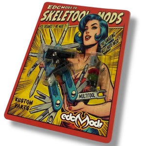 SKELETOOL-Modifikationsset (Riemenschneider/Hammer) in Schwarz, IMPACT Loctite® Polymer + Daumenlaschen