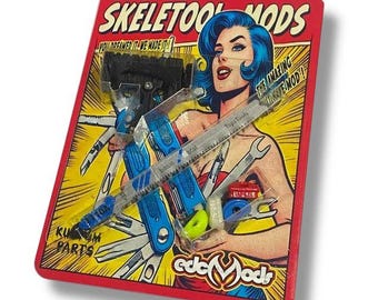 Paket SKELETOOL mod (såg) i svart IMPACT loctite® polymer + tumflikar
