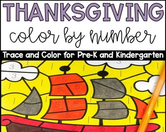 Thanksgiving Coloring Pages - Thanksgiving Color by Numbers