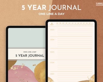 5 Year Journal - One Line a Day | Minimalist Memory Keeper