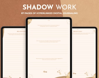 Digital Shadow Work Journal for Goodnotes & Notability