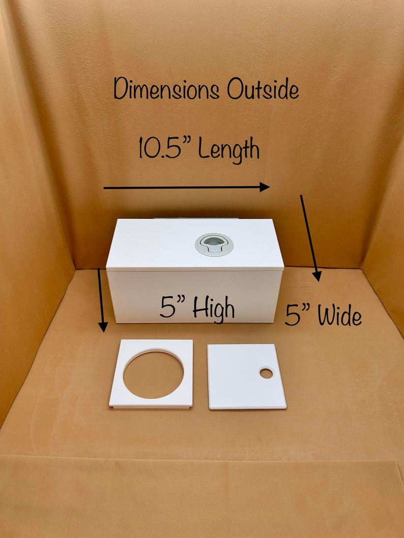 Marine Boat Storage Box for Console, Dashboard Made From Starboard Free