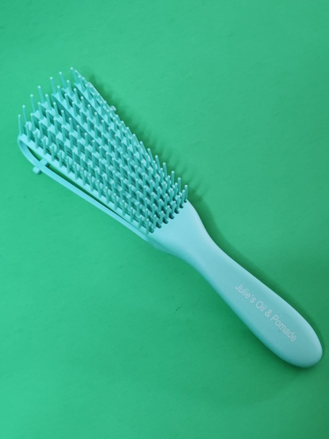 Branded Detangle Brush Green Etsy