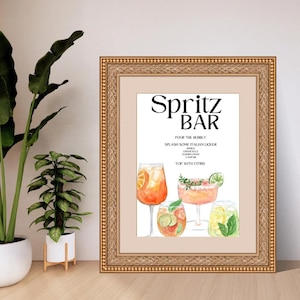 Spritz Bar Schild