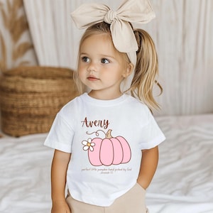 Toddler girl pumpkin shirt, Fall shirt toddler, Christian shirts toddler, Toddler thanksgiving shirt, Personalized toddler tee shirt, Autumn