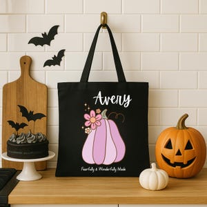 Spersonalizowana torba na cukierki, Spersonalizowana torba na Halloween, Spersonalizowana torba na cukierki na Halloween, Dziecięca torba na cukierki na Halloween, Prezent na Halloween