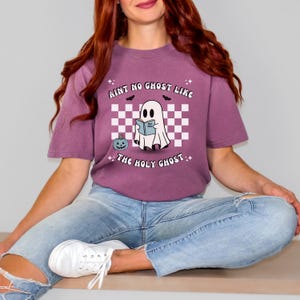 Funny christian halloween shirt, Holy ghost shirt, Religious halloween shirt, Christian Halloween, Fall religious shirt, Christian apparel