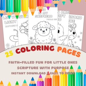 Sunday school coloring pages, Christian homeschool printables, kids bible verse coloring pages, Bible activities for preschool, Religious