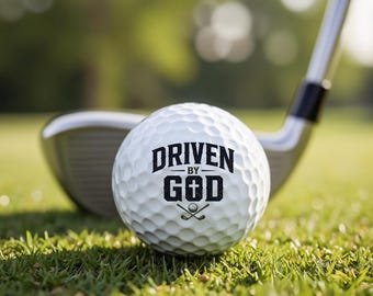 Driven By God Golf Balls, Golf Gifts For Him, Golf Fathers Day Gift, Pastor Gifts, Christian Athlete, Golfer Dad, Christian Dad Gift, Faith