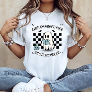 Funny christian halloween shirt, Holy ghost shirt, Religious halloween shirt, Christian Halloween, Fall religious shirt, Christian apparel