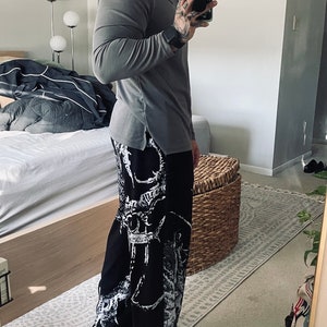 The Maneater Cybersigil/Aggrogoth wide leg sweatpants zdjęcie 8