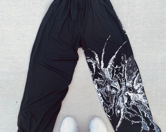 The Maneater Cybersigil/Aggrogoth wide leg sweatpants