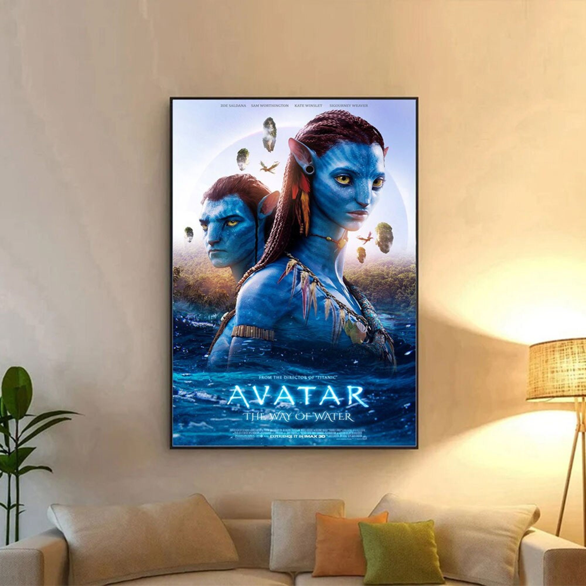 Discover Avatar 2 Movie The Way of Water 2022 Disney Films  Premium matte vertical poster