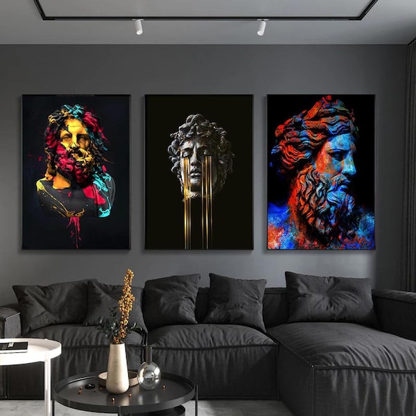 Greek Gods Wall Art - Etsy