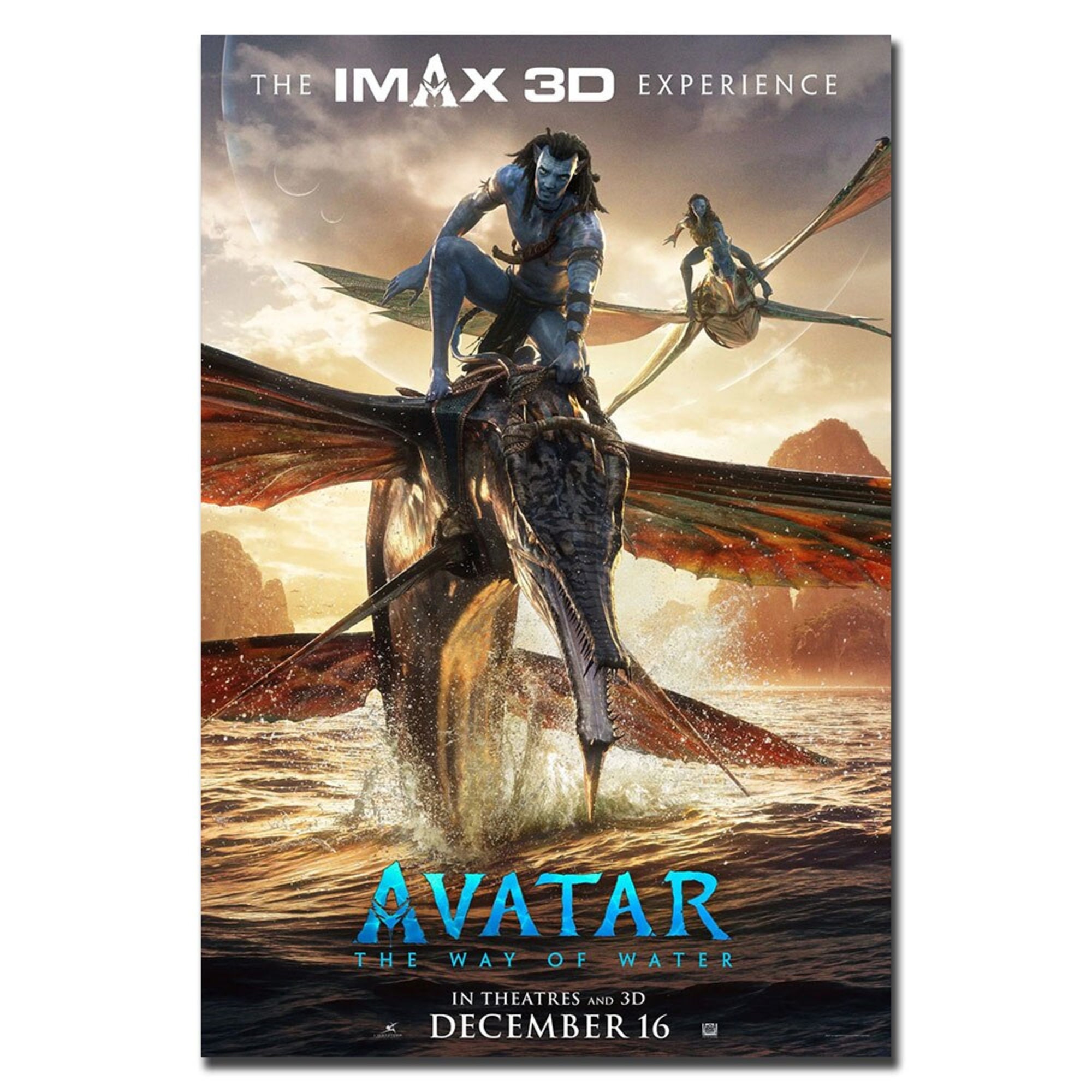 Discover Avatar 2 Movie The Way of Water 2022 Disney Films  Premium matte vertical poster