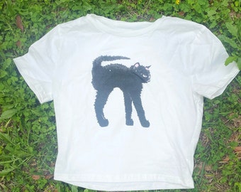 scaredy cat baby tee
