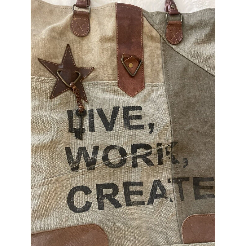 Mona B Canvas Bag LIVE WORK CREATE image 9