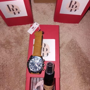 Set regalo - Flacone di profumo da 30 millilitri - Orologio da uomo
