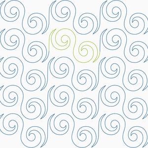 Minimalist E2E-Longarm Digital Quilting Pattern Edge to Edge Instant Download