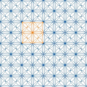 Grid And Go E2E 4-Longarm Digital Quilting Pattern Edge to Edge Instant Download