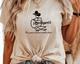 Vince Gill Shirt/Country Music T-Shirt/Country Men/Country Women Shirts/Song Lyric Shirt