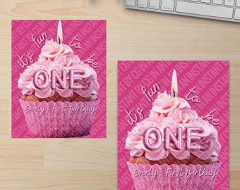 It’s Fun to be One Invitation First Birthday Template
