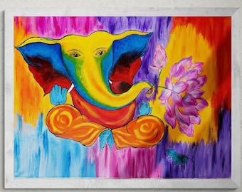 Acrylic Ganesha Painting