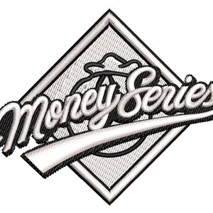 Money Series embroidery design, digitized file, Money Series Patch, embroidery patch design