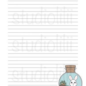 Cute Bunny Note Template | Goodnotes Template | Student Notes | Digital ...