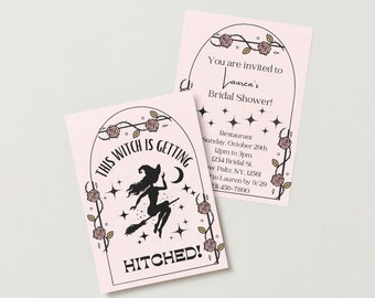 Witch Bridal Shower Invitation