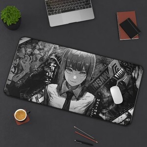 Em promoção! Anime Motosserra Homem De Grande Mouse Pads Makima De