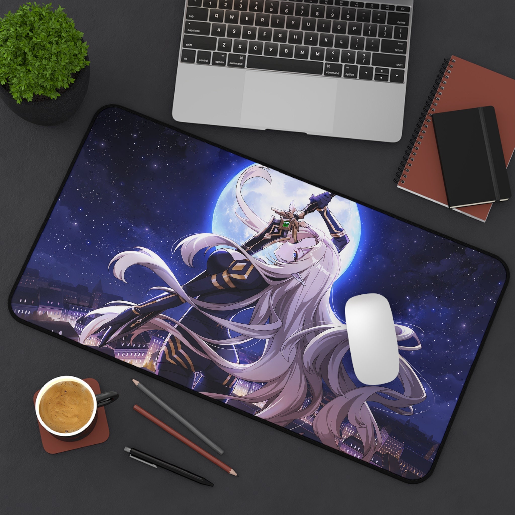 The Eminence in Shadow or Kage no Jitsuryokusha ni Naritakute anime  characters Cid Kagenou in Distressed Grunge Style Mouse Pad for Sale by  Animangapoi