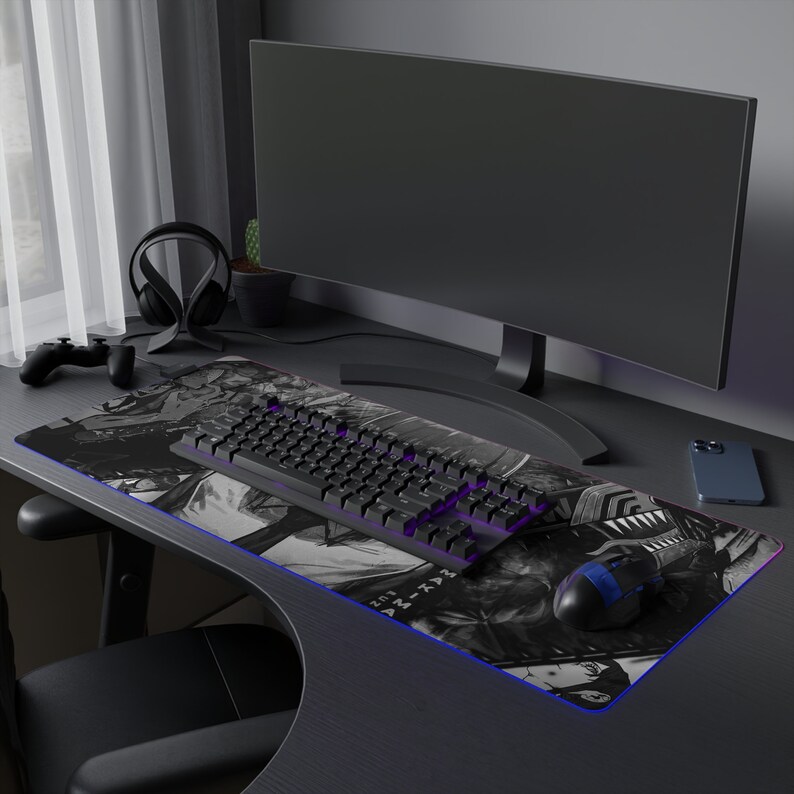 LED Gaming Mouse Pad Etsy