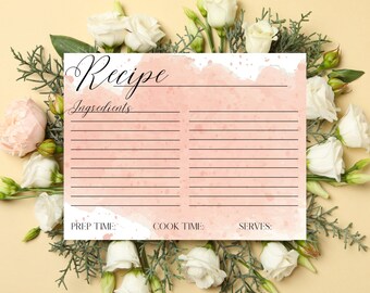 Digital Recipe Card