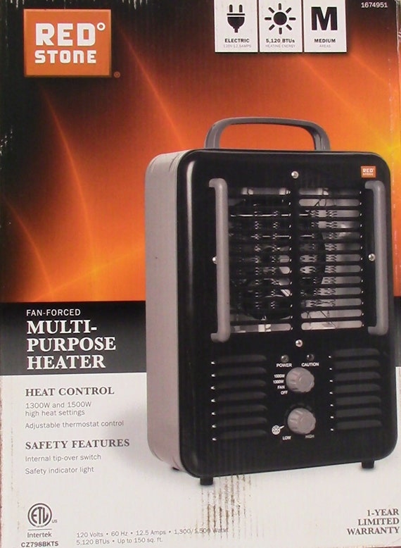 Redstone Metal Utility Heater Brand-new Never Open in the Box - Etsy Israel