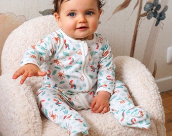 Pyjama pour bébé évolutif et écoresponsable