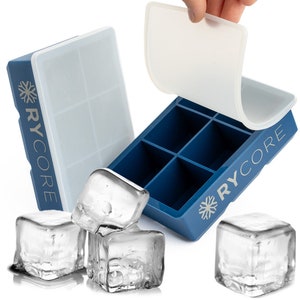 Ice Cube Tray Lid With 2 Trays, Large Square And Second Hand Deep Freezer  Mold For Whiskey And Cocktail Z0017 From Dreambeauty_qh, $18.3