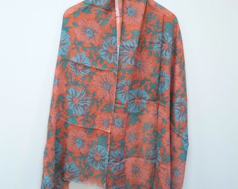 Coral and Teal