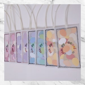 Easter inspired bookmark or gift tag All colours