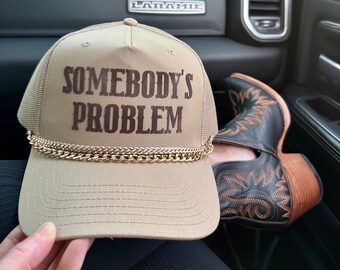 Casquette trucker kaki Somebody's Problem