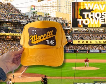 Gorra de camionero, gorra de béisbol, gorra de cuerda de San Diego, Jackson Merrill